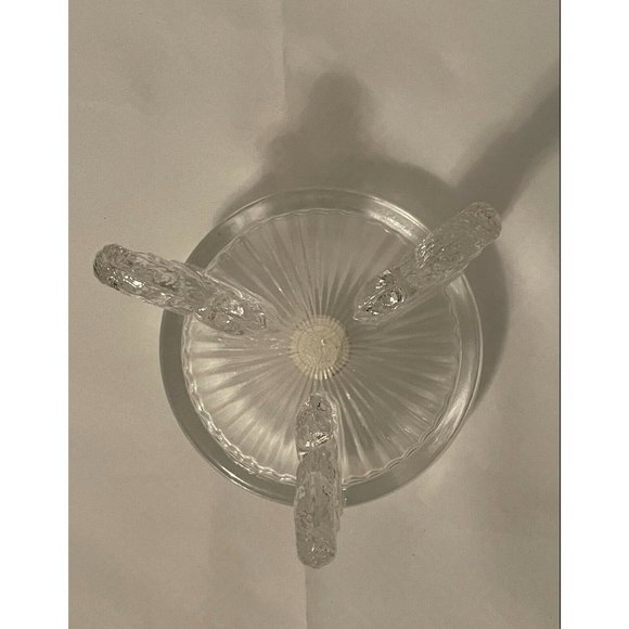 Vintage Three Praying Angels Crystal Clear Votive Candle Holder Made In Taiwan - Picture 3 of 8
